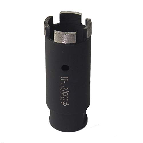 JDK Diamond 1-3/8'' Wet Core Drill Bit for Granite Concrete Marble Masonry Coring 35mm Hole Saw (35mm) - Thumbnail 3