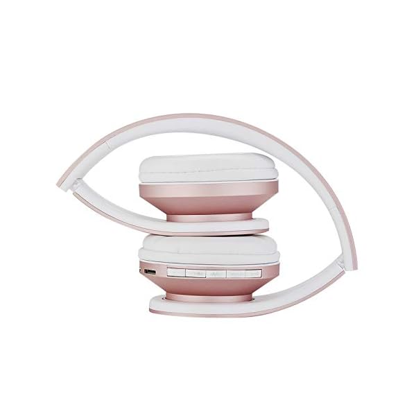 Andoer-Wireless-Bluetooth-Over-Ear-Stereo-Foldable-Headphones-Wireless-and-Wired-Mode-Headsets-with-Soft-Memory-Protein-Earmuffs-wMic-for-Mobile-Phone-PC-LaptopRose-Gold Andoer Wireless Bluetooth Over Ear Stereo Foldable Headphones, Wireless and Wired Mode Headsets with Soft Memory-Protein…