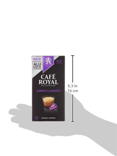 Café Royal Lungo Classico 50 Nespresso®* kompatible Kapseln (aus Aluminium, Intensität 6/10), 5er Pack (5 x 10… – Bild 4