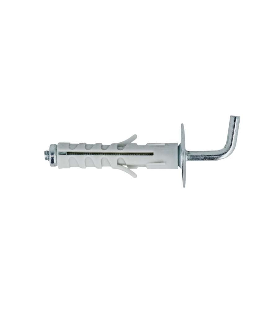 Masidef: Member of the Würth Group KLT050003 Nylon dowels Ø 9 x 40 with Medium Hook 1 kg, Grey