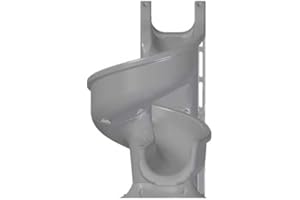 Global Pool Products Tsunami Inground Swimming Pool Water Slide Deck Mounted Grey GPPSTS-Grey