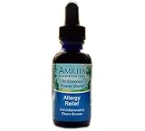 Allergy Easer Synergy Blend (Natural Allergy Relief) By Amrita Aromatherapy with Pure & Therapeutic Grade Essential Oils of Moroccan Blue Chamomile, Amni Visnaga, Lavender, Rosewood and Hyssop