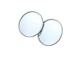 ABN Rearview Blind Spot Mirrors 2” Inches 2-Pack – Circular, Convex Mirror Attachments for Vehicle Blind Spots
