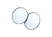 ABN Rearview Blind Spot Mirrors 2” Inches 2-Pack – Circular, Convex Mirror Attachments for Vehicle Blind Spots
