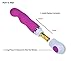 G.romatic 7 Modes Medical-grade Silica Vibrator for Couples Women G-spot Vibrater Clitoral Stimulate Toys (Purple)