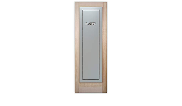 Pantry Door Classic Design Frosted Glass Door 24 X 80 X 1 38 Amazon Com