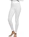 Duofold Women's Mid Weight Wicking Thermal Leggings, White, Medium