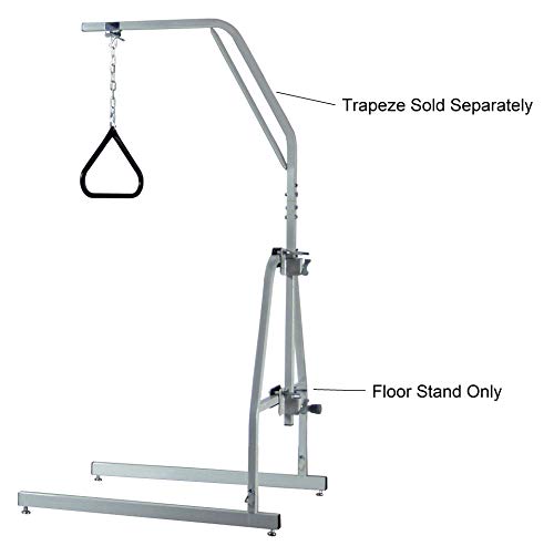 Lumex Floor Stand for Versa-Helper Bed Trapeze, Chrome, 2840A