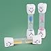 Zacr Kids Toothbrush Timer ~ 2 Minute Smiley Sand Timer for Brushing Children's Teeth (Blue)