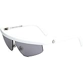 Moncler Sunglasses ML 0254 Orizion 21C Optical White/Silver Mirror
