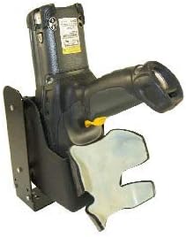 Agora Leather V6177DWSP Mount Molded Polypropylene Holster with Metal Bracket for Forklift Or Vehicle Mounting, Fits MC9090-G and RFID Version Mobile Computer