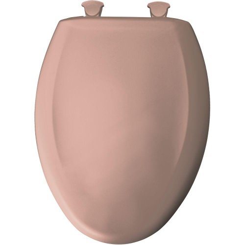 Bemia|#Bemis 1200SLOWT 243 Slow Close Sta-Tite Elongated Closed Front Toilet Seat, Wild Rose,