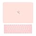 TOP CASE - Rubberized Hard Case Cover + Matching Color Keyboard Cover Compatible with MacBook Pro 15