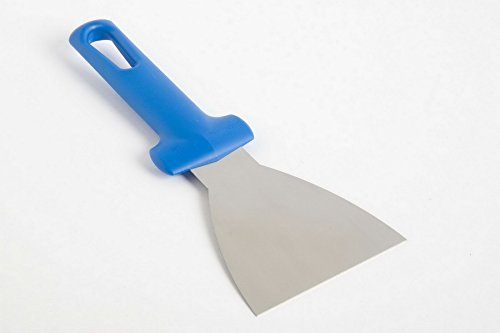 GI Stainless Steel Triangular Spatula 10x9 cm with Handle Not reciprocatable