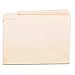 Universal File Folders, 1/5 Cut Assorted, One-Ply Top Tab, Letter, Manila, 100/Box (12115)