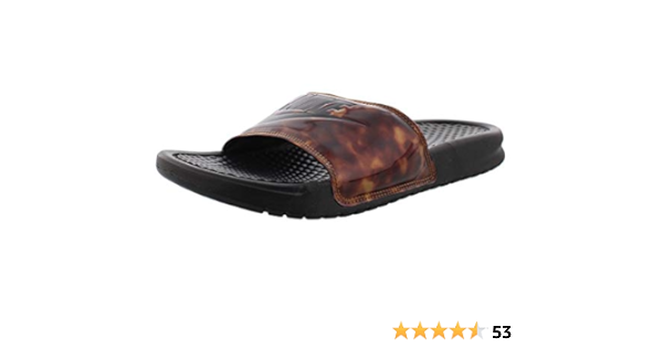 tortoise shell nike slides