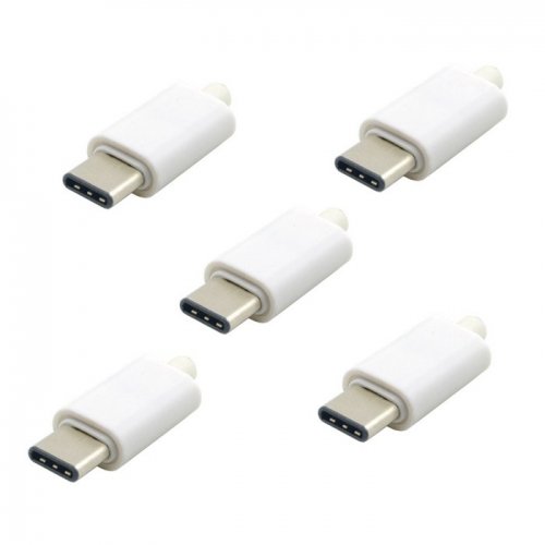 JSER 5set DIY 24pin USB 3.1 Type C USB-C Male Plug Connector SMT type with 3.5mm SR and Housing Cover JSER - Image 5