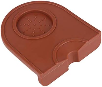 Tamper Mat, Silicone Coffee Tamper Mat Espresso Silicone Tamp Mat Non-Slippery Espresso Accessories by ARTSTORE (Brown)