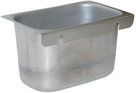 4" Deep Stainless Steel Canopy Hood Keyhole Mount Grease Cup