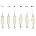 Guapa 50 Pieces D1P 1P 3P 5P 5FP 7FP Disposable Cartridge Needle Permanent Makeup Tattoo Needle for Charmant Machine (Mixed Sizes)