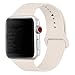 Band for Apple Watch 38mm, Guangzhi (Metal Tuck Clasp Ouside/Correct Wearing Way in 4th Image) Soft Silicone Sport Strap Band for iWatch Series 1/2 / 3, Sport, Edition,38mm,Antique White