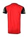 SCREENSHOTBRAND-764 Mens Hipster Hip-Hop Urban Tees - Street Fashion Longline Gold Stamp T-Shirt Medusa Block-Red-XLarge