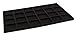 2 Black 24 Slot Pendant Jewelry Showcase Display Tray Inserts