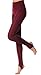 Anmengte Winter Womens 6 Pack Warm Stretchy Elastics Leggings, (Green, Purple, Red, Brown, Navy, Grey), One Size