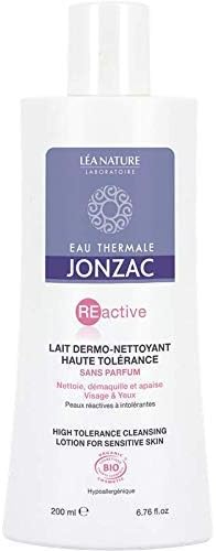Eau Thermale Jonzac Organic Cosmetic Reactive Dermo-Cleansing Lotion for Face and Eyes, 200 ml