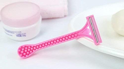 Zeebly Use and Through Soft Care Shaving Razor with Twin Blade for Women -12 Pieces Set