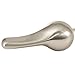 Universal Toilet Tank Flush Lever with Locking Nut - Satin Nickel, Fits Most Toilets