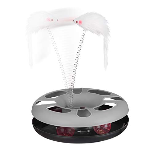 Relaxdays-Katzenspielzeug-mit-Maus-Kugelbahn-Ball-mit-Glckchen-Cat-Toy-Training-Beschftigung-versch-Farben