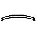 EZGO 70506G01 Heavy Duty Rear Leaf Spring Set-2 Leaf 70506G01, Black primary