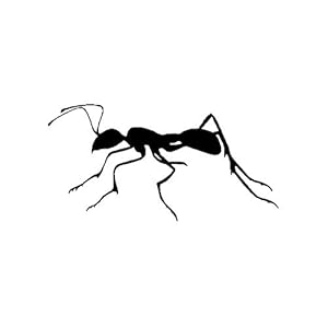 SHMAZ 15.2 Cm * 7.8 Cm Levensechte Mier Delicate Decal Auto Sticker Zwart/Zilver