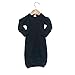 Laughing Giraffe Baby Infant Blank Long Sleeve Sleeper Gown With Mitten Cuffs - Black (0-3 Months -3850)