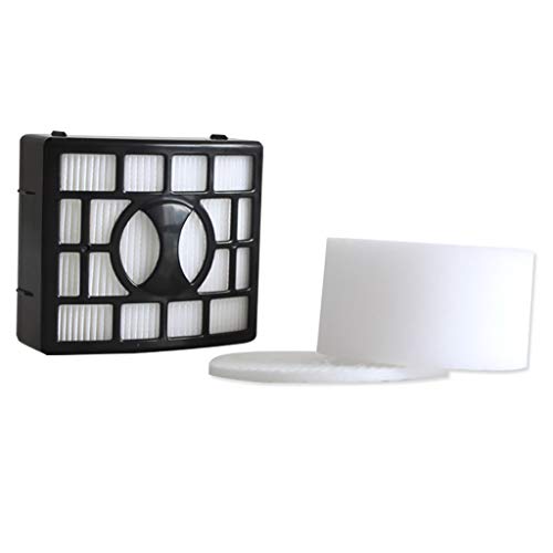 Weite 2 Foam Felt Filters and 1 HEPA Filters Replacement Parts Kits Compatible with Shark NV680 NV681 NV682 NV683 NV800 NV800W NV801 NV803 UV810 Vacuum Cleaner (Black)
