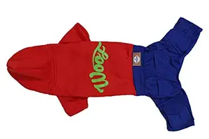 Choostix Woof Winter Onesie, Red (Size 20)