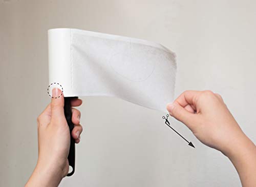 Topline Lint Roller Set, 3 Ultra Sticky Rollers + 3 Refills, 100 Sheets/Roll (600 Sheets Total) - Thumbnail 3