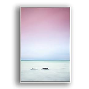 Framed Canvas Wall Art for Living Room, Bedroom Coast and Sea Canvas Prints for Modern Home Decoration Ready to Hang - 16"x24" inches