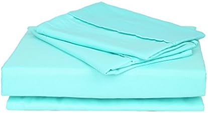 Shimmerly Super Soft Full Size Bed Sheet Set - Microfiber 1800 Thread Count - Wrinkle, Fade, Stain Resistant - Hypoallergenic - 4 Pieces (Full, Lake Blue)