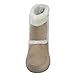Gohom Women's Indoor High Top Slipper Boots