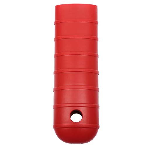 Silicone Hot Handle Holder, Potholder (Extra Thick Red) for Cast Iron Skillets, Pans, Frying Pans & Griddles, Metal and Aluminum Cookware Handles - Sleeve Grip, Handle Cover
