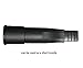 GIBTOOL 1.25inch Multifunction Flexible Crevice Tool for Vacuum Hoses Accepting 1 1/4