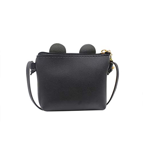 Eilova Cute Animal Cat Little Girl Crossbody Purse Coin Wallet Mini PU Shoulder Bag Handbag for Kid - Thumbnail 6