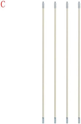 Holywin Home Pipe Cleaning Brush Extension Rod Extends Up To 8 Feet Synthetic 4 Pieces