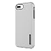 Incipio DualPro iPhone 8 Plus & iPhone 7/6/6s Plus Case with Shock-Absorbing Inner Core & Protective Outer Shell for iPhone 8 Plus & iPhone 7/6/6s Plus - Iridescent Silver/Charcoal