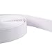 41 Ft Self Back Adhesive Tape Roll by TOPtoper Hook and Loop Strips (White 0.8Inch)