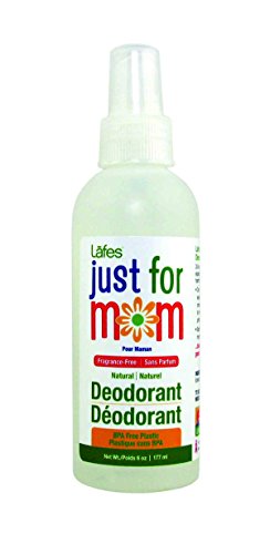Lafe's Just for Mom Deodorant Spray, Fragrance Free, 6 Ounce Lafe's Just for Mom Deodorant Spray, Fragrance Free, 6 Ounce