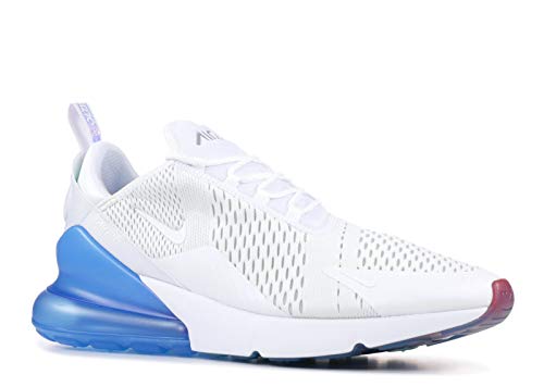 Nike Air Max 270 Men's Shoes White/Metallic Silver aq7982-100 (9 D(M) US)
