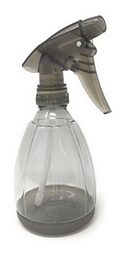 Empty Plastic Spray Bottle 12 Ounce, Adjustable Nozzle, Smoke Grey (Pack of 1)